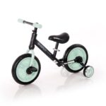 Bicicleta Energy, cu pedale si roti ajutatoare, Green